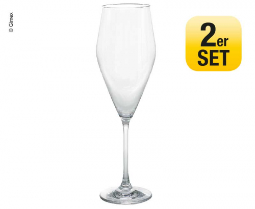 Купить онлайн Набор бокалов для шампанского 2 Gimex Ø5.2 / 637CM H21.2cm